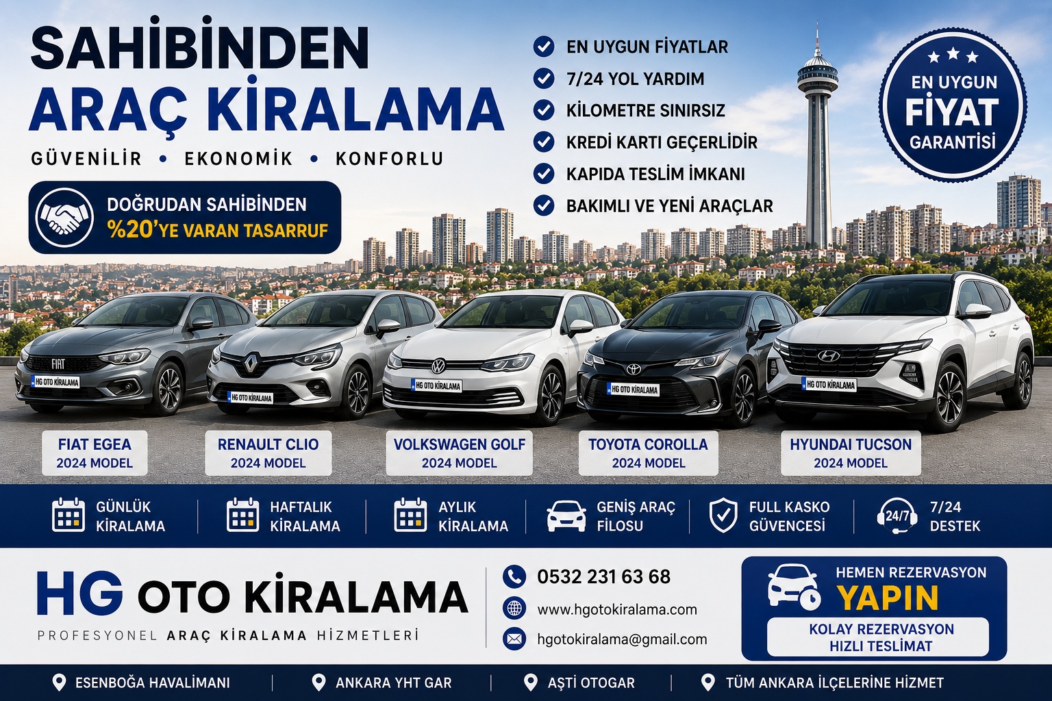 Sahibinden oto kiralama fiyat kıyaslama rehberi