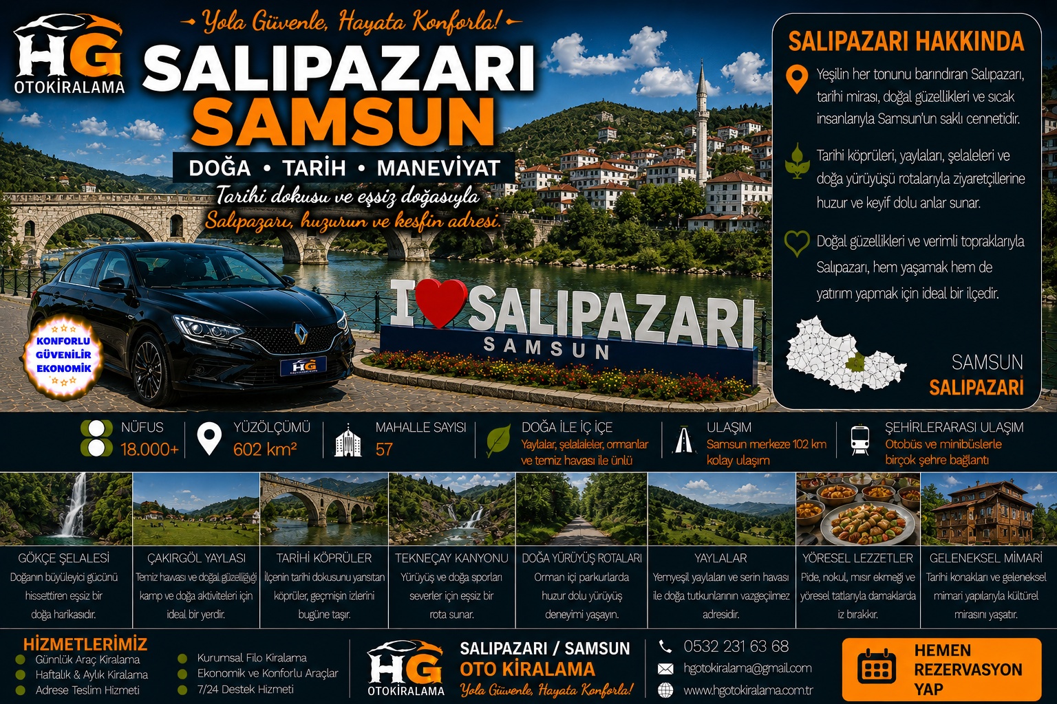 Salıpazarı Samsun araç kiralama | HG Blog